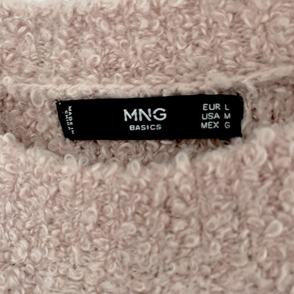 MANGO Blush Textured Crew-neck Sweater - Picture 3 of 4